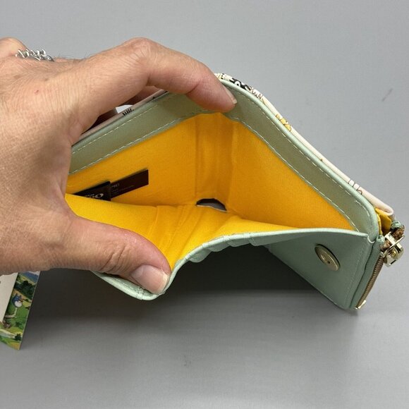 Studio Ghibli My Neighbor Totoro Soot Sprites Flower Mini Wallet Her Universe - Picture 4 of 9